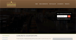 Desktop Screenshot of concrete-countertops.org